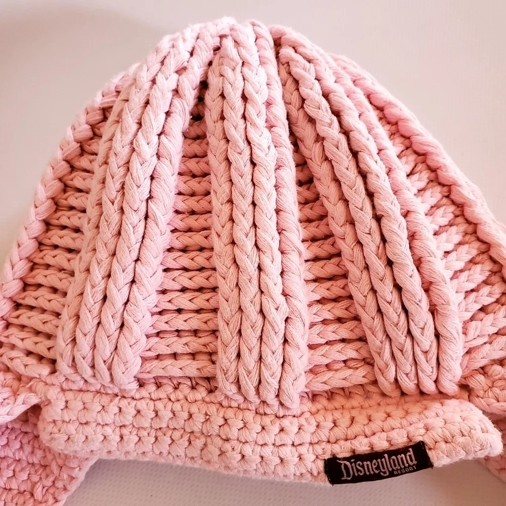 Disneyland Knitted Beanie Pink One Size